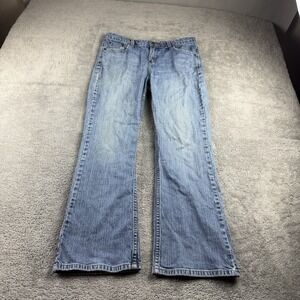 Levi Strauss Signature Mid‎ Rise Bootcut Jeans Womens Misses 10 Short Blue